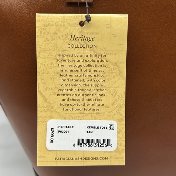 2049- Patricia Nash Tote Bag Genuine Leather NWT - Picture 8 of 14